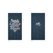 L'ENTOURLOOP TOUR DE COU RACE BLUE DENIM